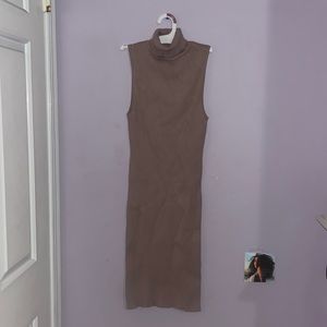 Shinestar pink/ purple turtle neck dress